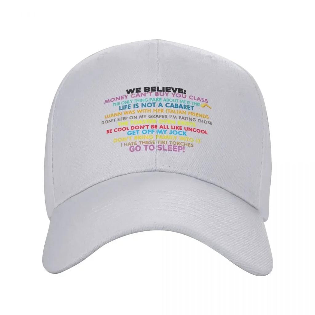 We Believe Real Housewives of New York RHONY Baseball Cap Mountaineering Golf Anime Hat WoWoUnisexs Hats 2025 WoUnisexs