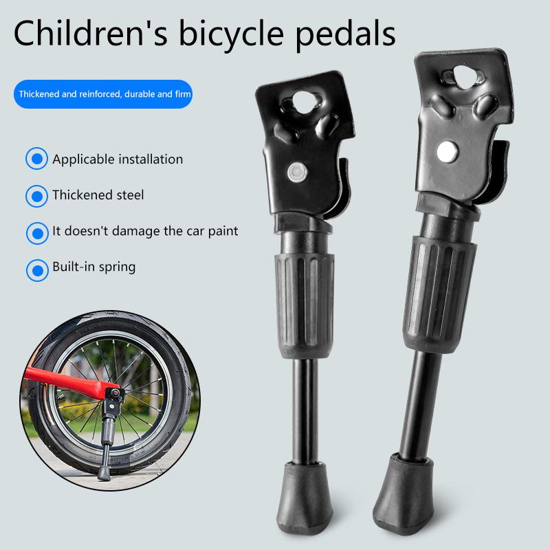 Heavy Duty Parking Stand Foot Brace Support For Children Bicycle Kids Bike Kickstand Side Mount 12 14 16 18 20 Inch Wheels