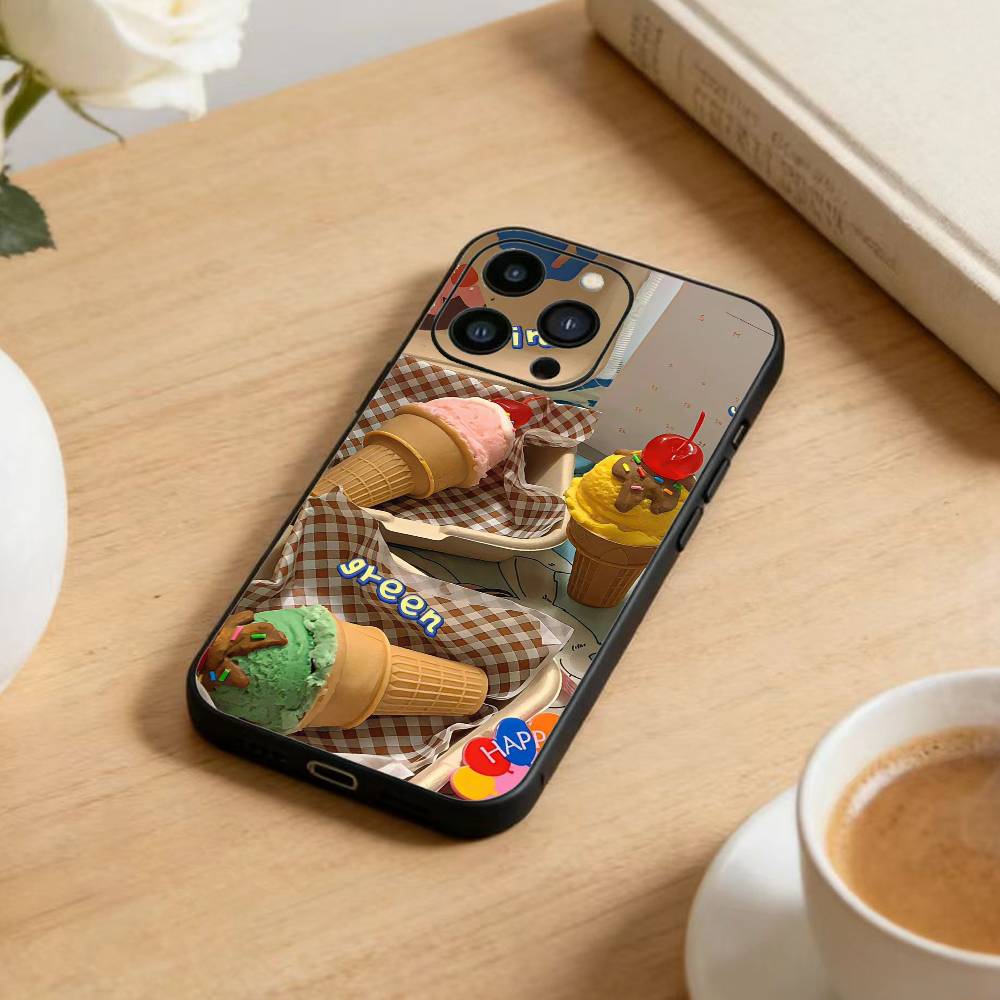

New Year Merry Christmas Phone Case For iPhone 17 16 15 14 13 12 Max Plus Silicone Black Cover iPhone12