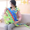 3D Soft Doll Sleeping Lizard Pillow Stuffed Fluffy Toy Kids