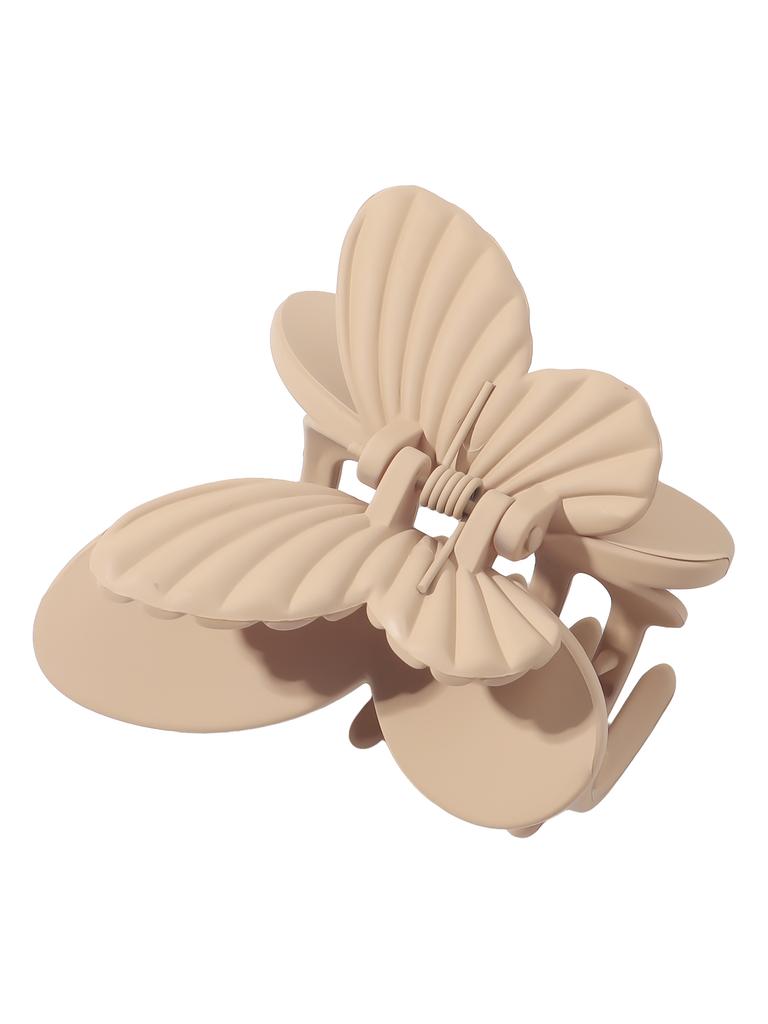 Matte Double 7cm Butterfly Hairpin Grip Clip Temperament Shark Hair Hairpin Hairpin Headgear