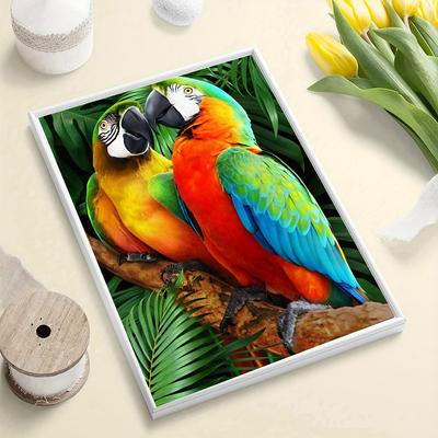 DIY pictura cu diamante papagal kit punct de cruce arta mozaic pictura cu diamant cerc complet/pătrat cu diamante decorare acasă