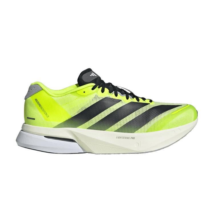 

adidas Adizero Boston 13 Lucid Lemon Black Men Sneakers Yellow Core-Black Halo-Silver JS4933 44