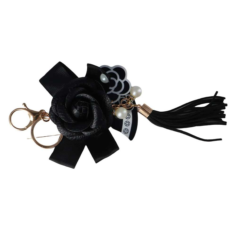 Car Key Ring Bag Ornaments Jewelry Gifts Camellia Key Chain Bag Pendant Key Chain Flower Keyring