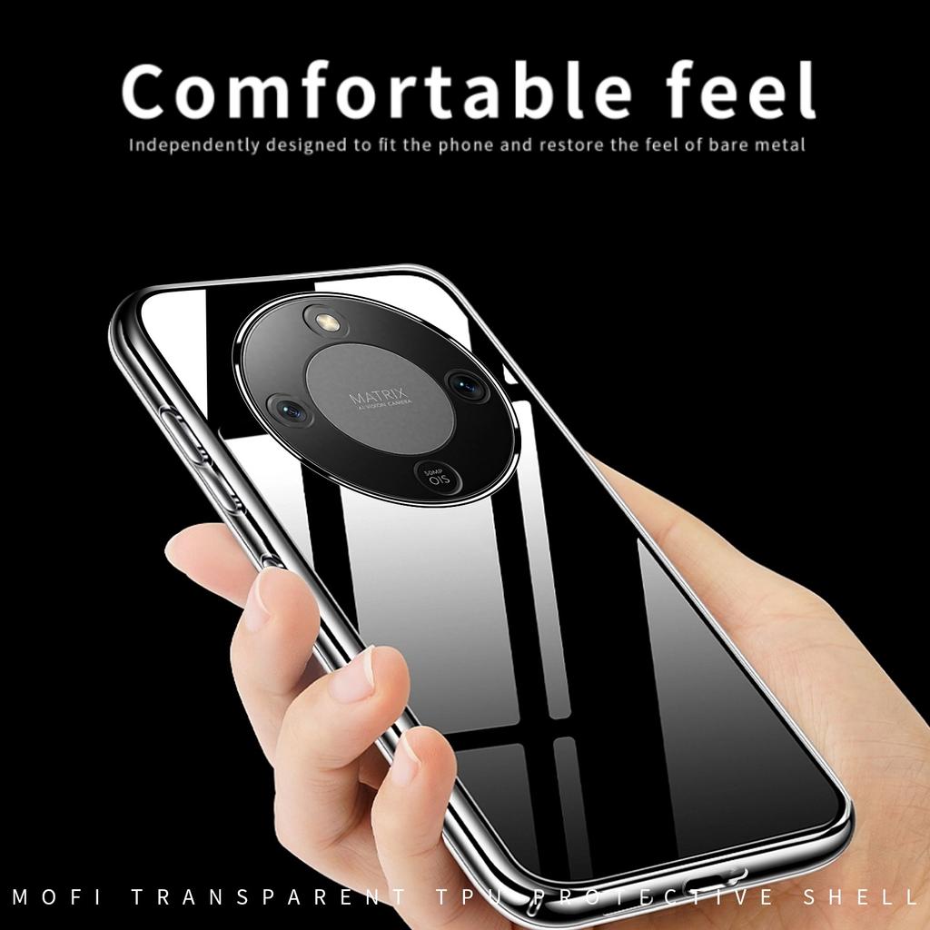 For Honor Magic8 Lite 5G/X9d 5G/X70 5G Clear Phone Case MOFI Ultra-Thin TPU Phone Back Cover