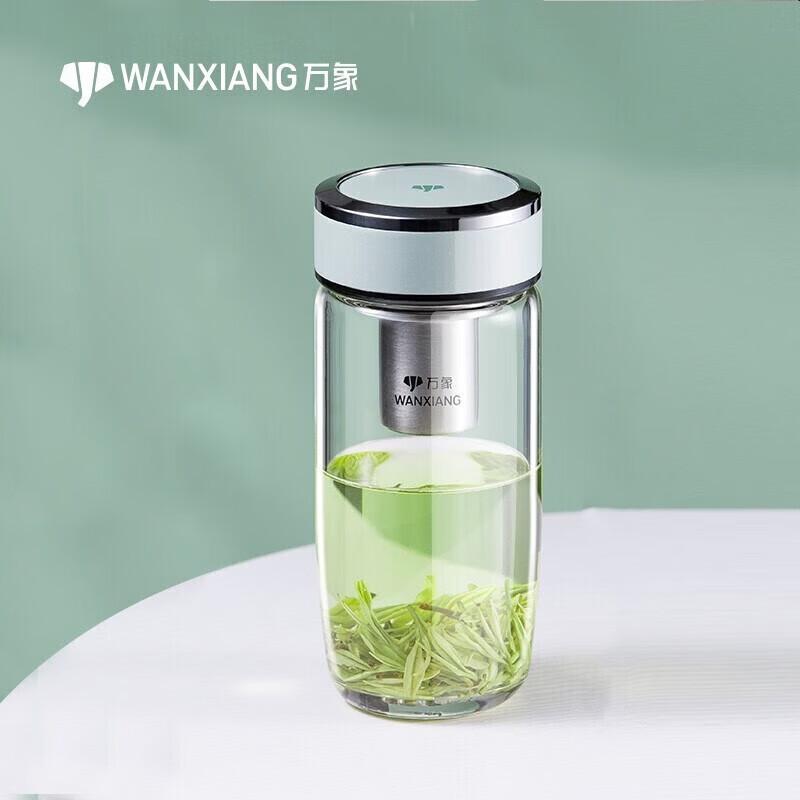 WANXIANG Single-Wall Glass Tea Infuser Cup
