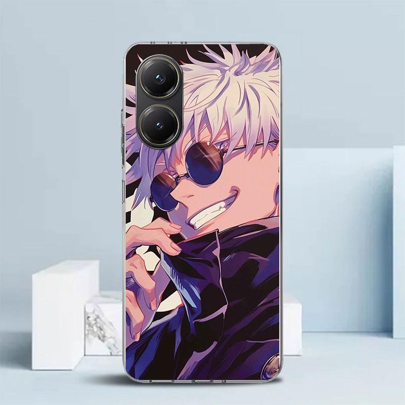 Kaisen J-Jujutsu Gojo Satoru Phone Case For Xiaomi Poco F7 Ultra X5 X6 X7 Pro M7 Redmi 15C 15 13C 13 12C 12 10C 10 10A 9 9C 9A 9
