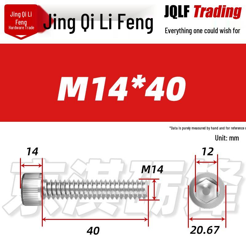 201 Stainless Steel Hex Socket Head Cap Screws M3-M27, Fully Threaded