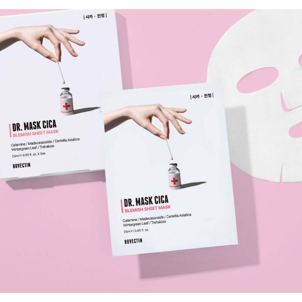 Masque Apaisant Cica ROVECTIN, 5 feuilles