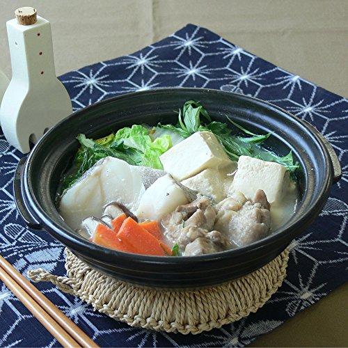 Suzuki, Banko ware Kyoto-style earthenware pot, size 6 (for one person), lapis lazuli glaze, 5341-4065