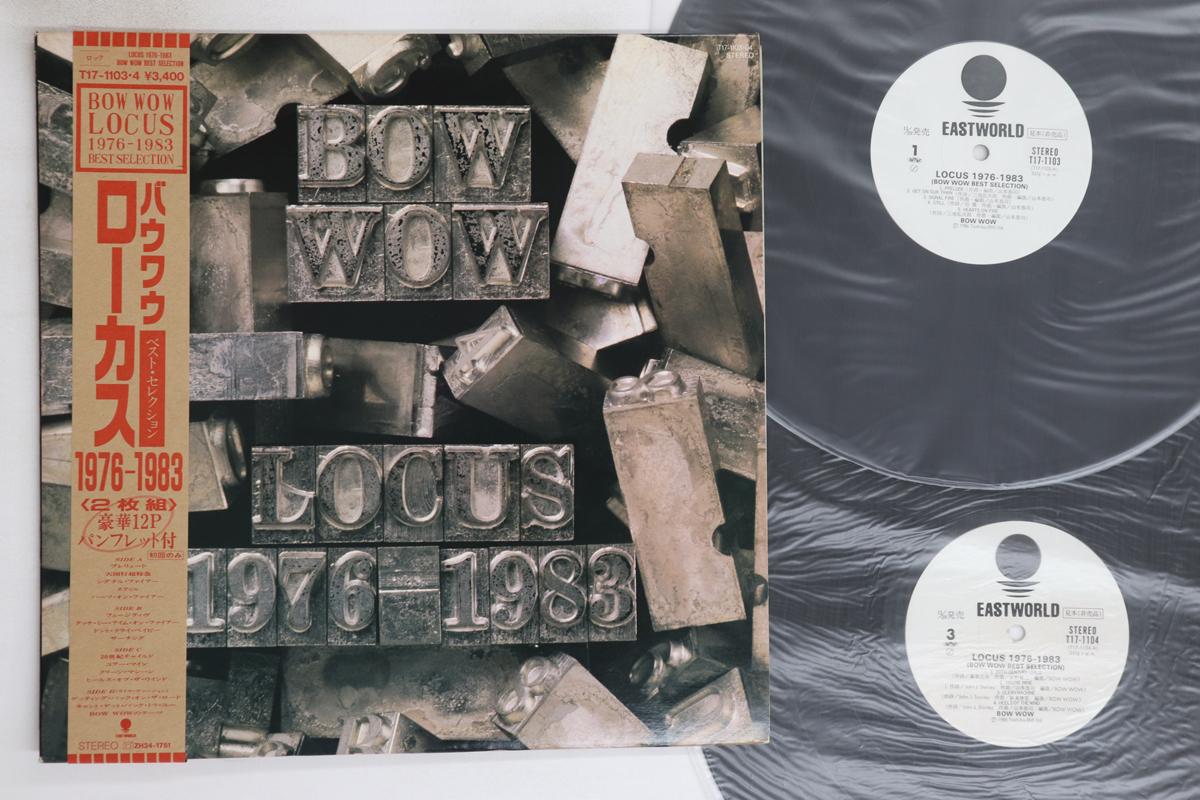

LP Record BOW WOW - Locus 1976-1983 T171103PROMO EASTWORLD 1983 Japan Obi Metal Used