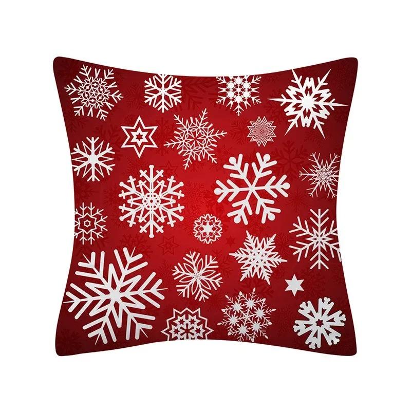 Christmas Themed Pillowcases Car Accessories Office Santa Claus Living Room Sofa Home Pillowcases