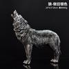 Nordic Creative Resin Animal Wolf Crafts Home Wine Cabinet Living Room Office Wolf Totem Ornament Knickknack