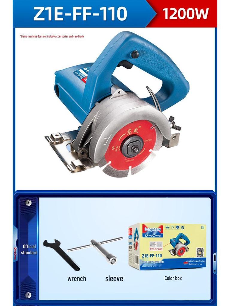 220V Handheld Electric Cutting Saw for Stone, Tile, Marble, and Concrete