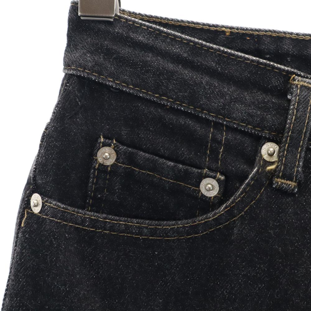 Levi's 80s W626-5358 Made In Japan Tapered Denim Pants W29/9 Black Jeans Women Used