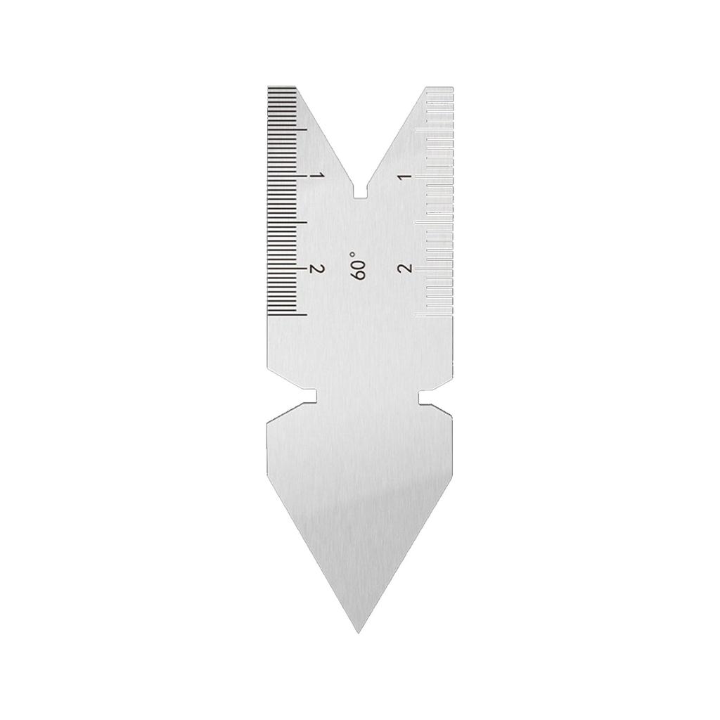 Verbesserter Schweißinspektionsschieber aus Edelstahl Präzises Messwerkzeug für genaue Schweißnahtbewertungen