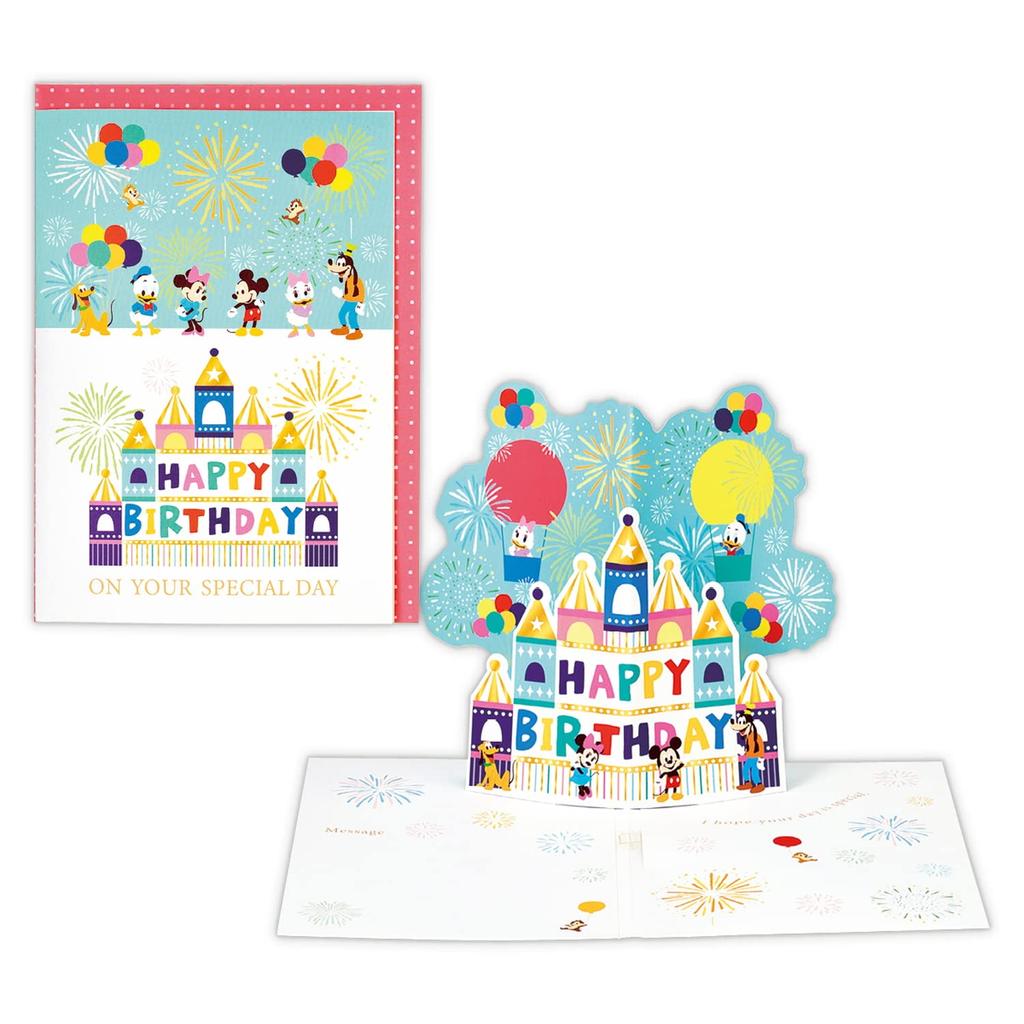 Hallmark Disney Birthday Card Music Box Card Mickey Mouse March 822415