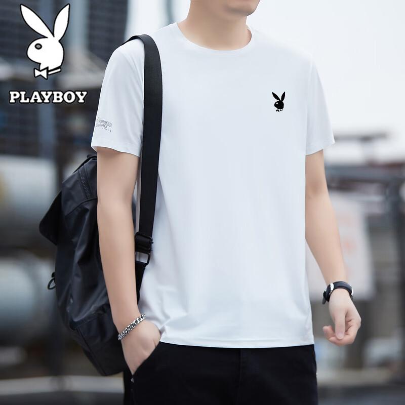 PLAYBOY Men's Ice Silk Quick Dry T-Shirt