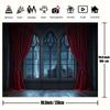 2D Gothic Room Backdrop, Halloween Lightning Storm Decor