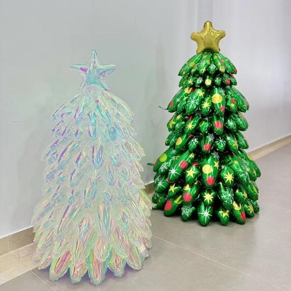 DIY Large Inflatable Balloon Aluminum Film Christmas Tree Balloon Seasonal Celebrations