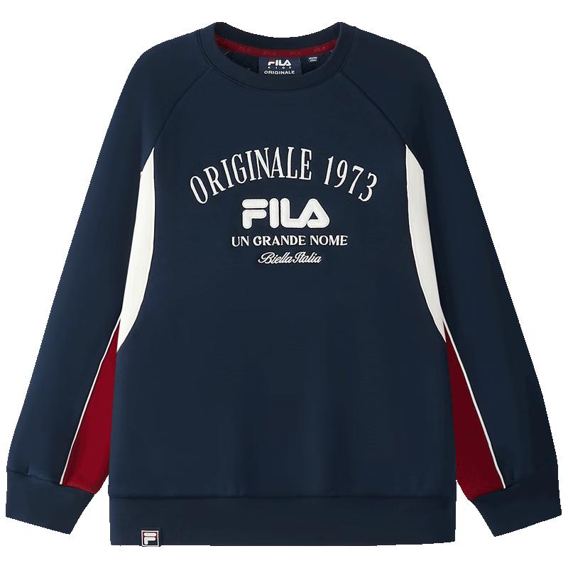 FILA Boys  2025 Winter Fleece Lined Sweatshirt 160