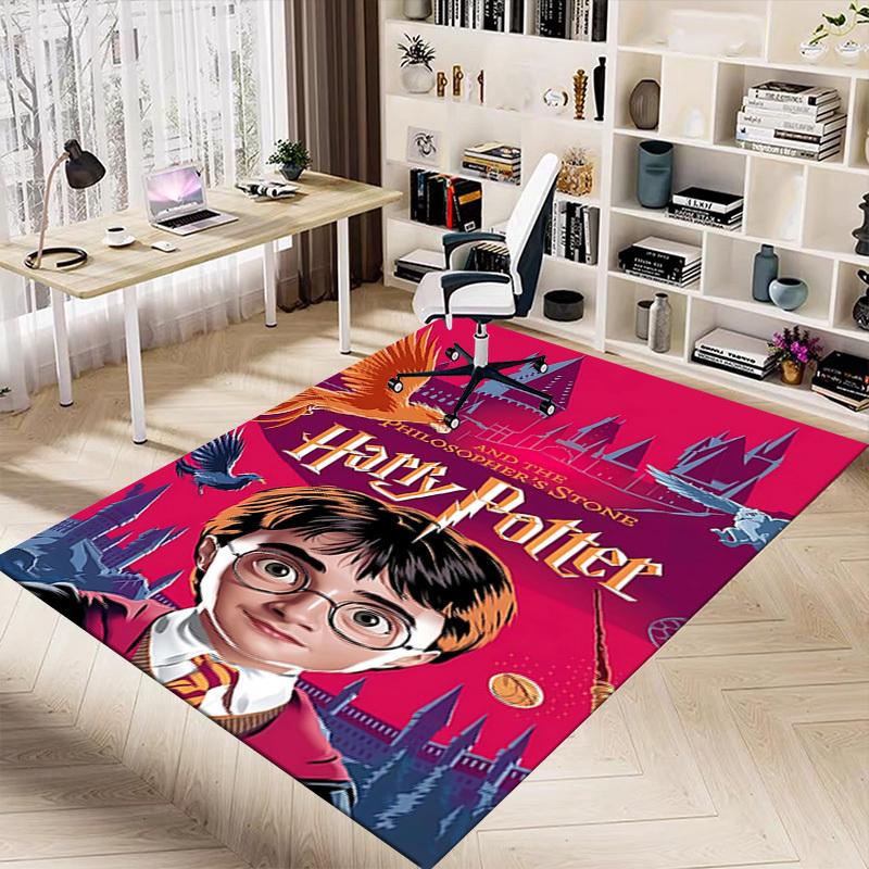 1pc Harry Potter And The Philosopher's Stone Carpet, for Home & Office Decor, Desk Chair Carpet, Festive GiftL1440