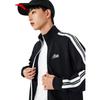 Anta Lifestyle Series Letter Stripe Stand Collar Zipper Long Sleeve Sweatshirt Men sweatshirt Snow-White 152438706-1