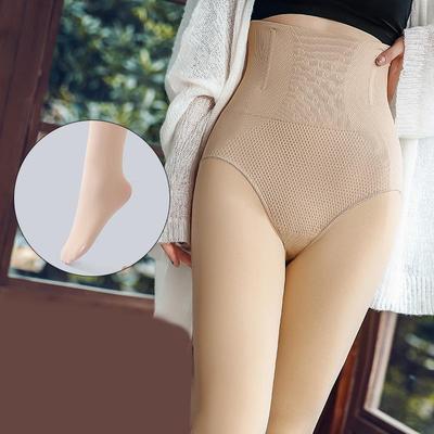 80G outono e inverno quente espessamento leggings cintura alta barriga elevador hip shaper calças