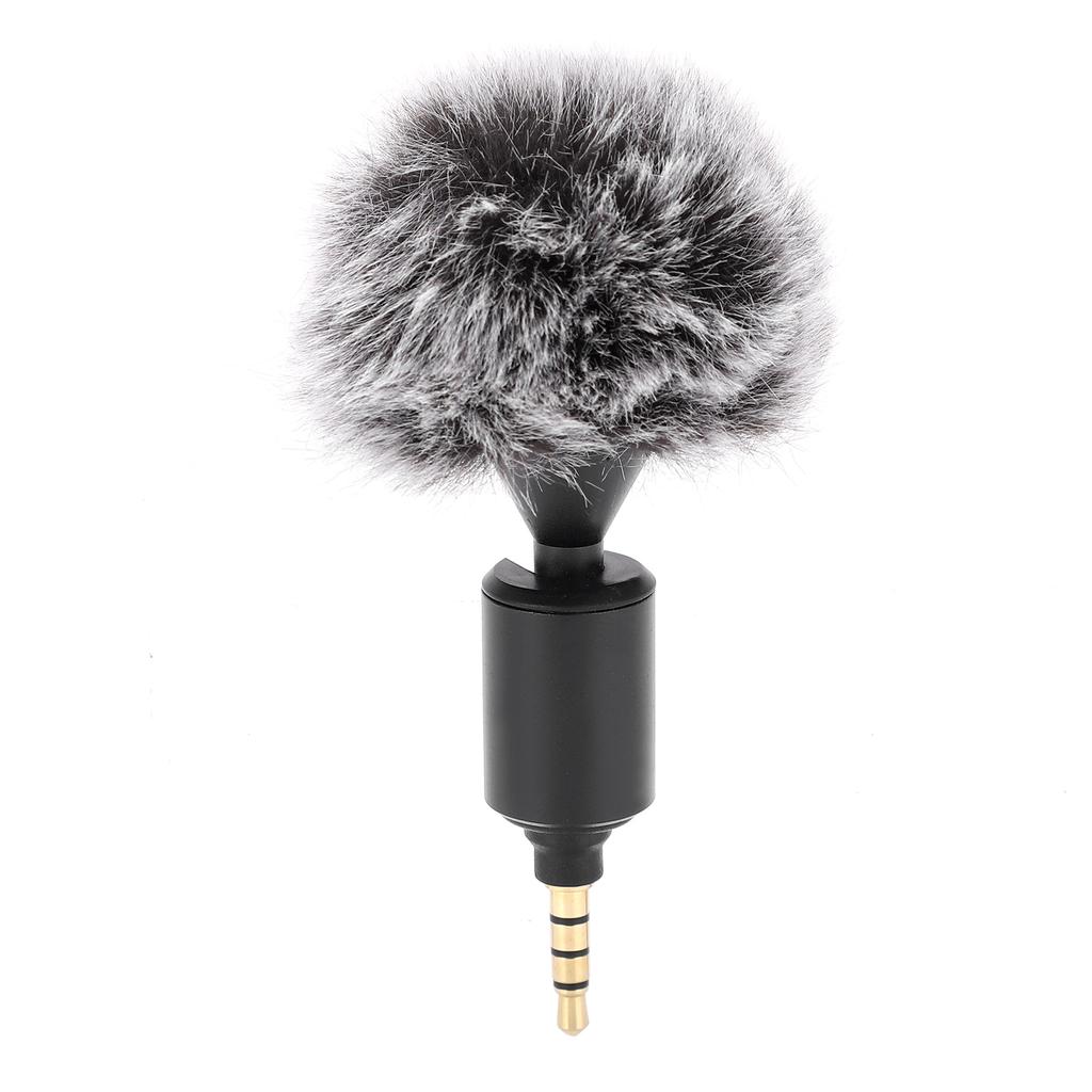 Mini 3.5mm Plug and Play Cardioid Microphone for Mobile Phone DSLR Camera Camcorders