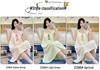 Women's Summer Sweet Princess Cotton Pajamas with Built-in Bra, Plus Size 220 Jin Long Camisole Nightgown