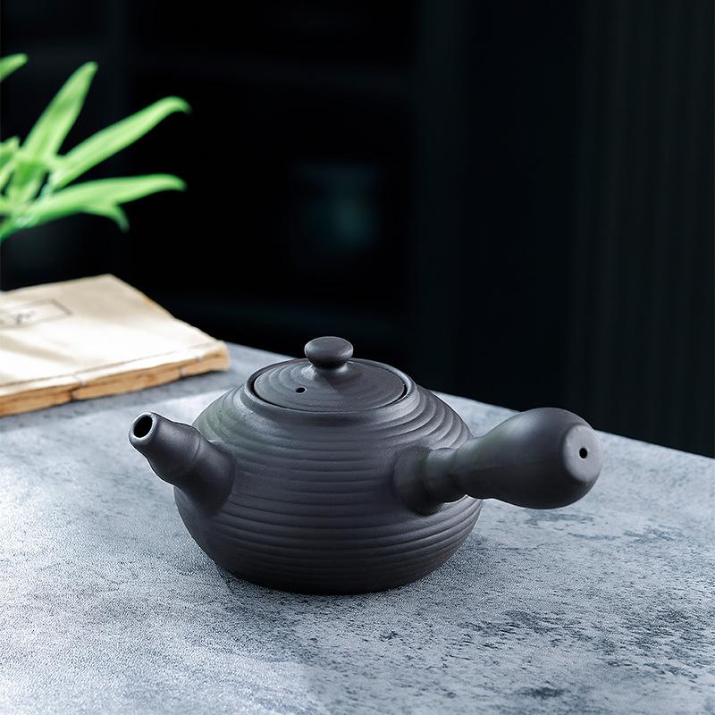 1pc Furnace Tea Teapot Household Indoor Large-capacity Carbon Roasting Pot Electric Ceramic Stove Ceramic Teapot Outdoor Kettle
