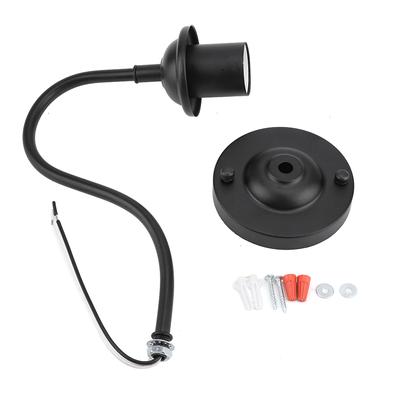 E27 Vintage Style Nero Semplice Ferro Applique Lampada da Parete Luce 90-250V