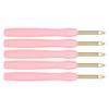 5pcs Punch Needle Ergonomic Handle 5.0mm Punch Needle Pen for Sewing Embroidery Craft Pink