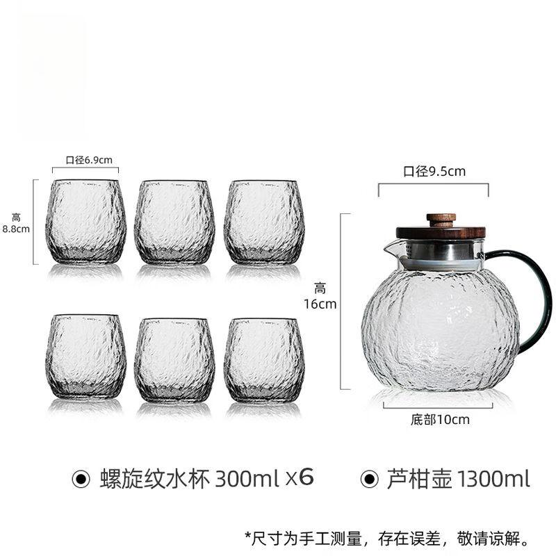 Qianyu Japanese Style Thickened Glass Pitcher