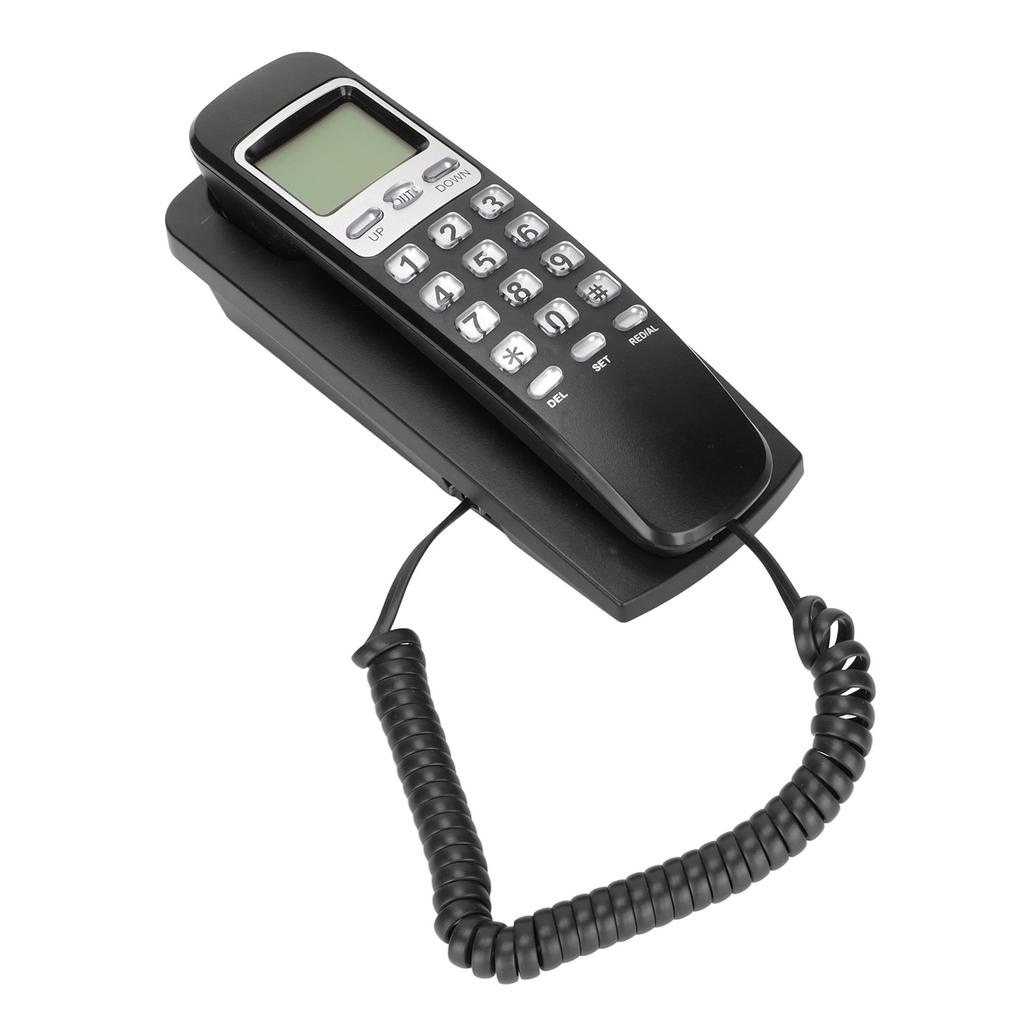 KXT777CID Drátový nástěnný telefon Kalendář LCD displej Funkce opakování Pevná linka Drátový telefon pro hotel
