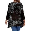 2026 Europäischer Bestseller Damen Freizeit Print Rundhals Langarm Mode Oberteil