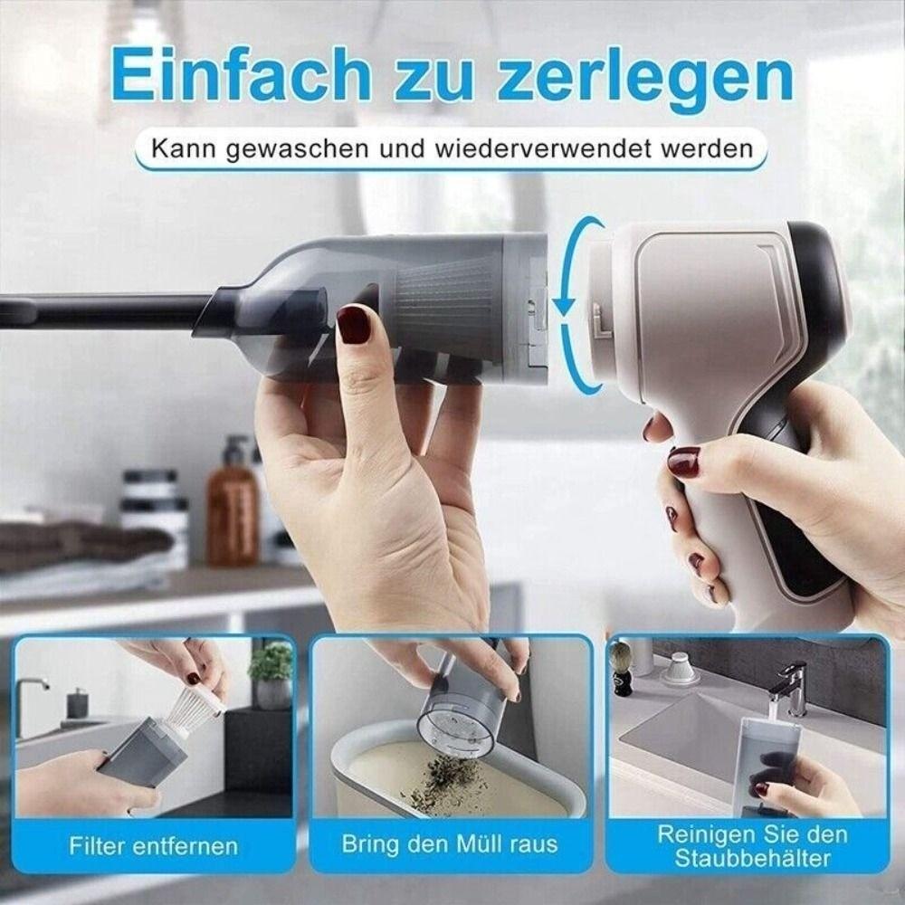 All in 1 Car Cordless Vacuum Cleaner Power Air Dust Collector Portable Car Dust Blower  Car