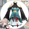 Game Rail Honkaistar Qingque Cosplay Costume Skirt Accessories Set Halloween