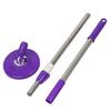 Spin Mop Stielgriff Ersatz Für Boden 360 Grad Drehbarer Bodenwischmop Stiel Ohne Fußpedal Version Griff Reinigungswerkzeug Set