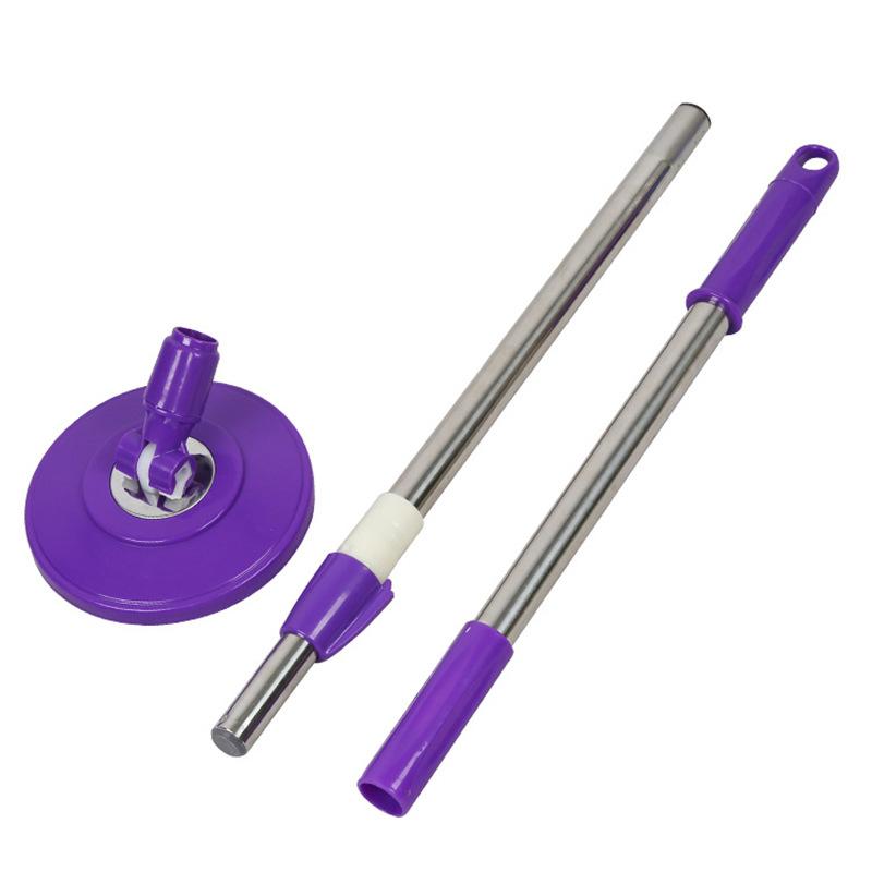 Spin Mop Stielgriff Ersatz Für Boden 360 Grad Drehbarer Bodenwischmop Stiel Ohne Fußpedal Version Griff Reinigungswerkzeug Set
