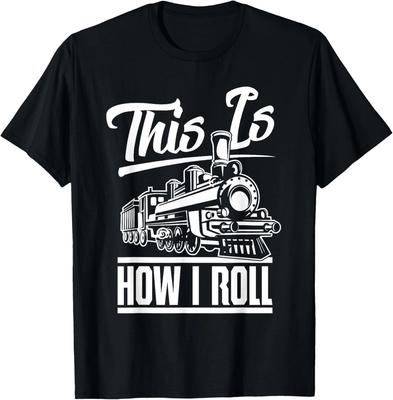 This Is How I Roll Train Engineer _ Railroad Lovers Funny Gift Unisex T-Shirt