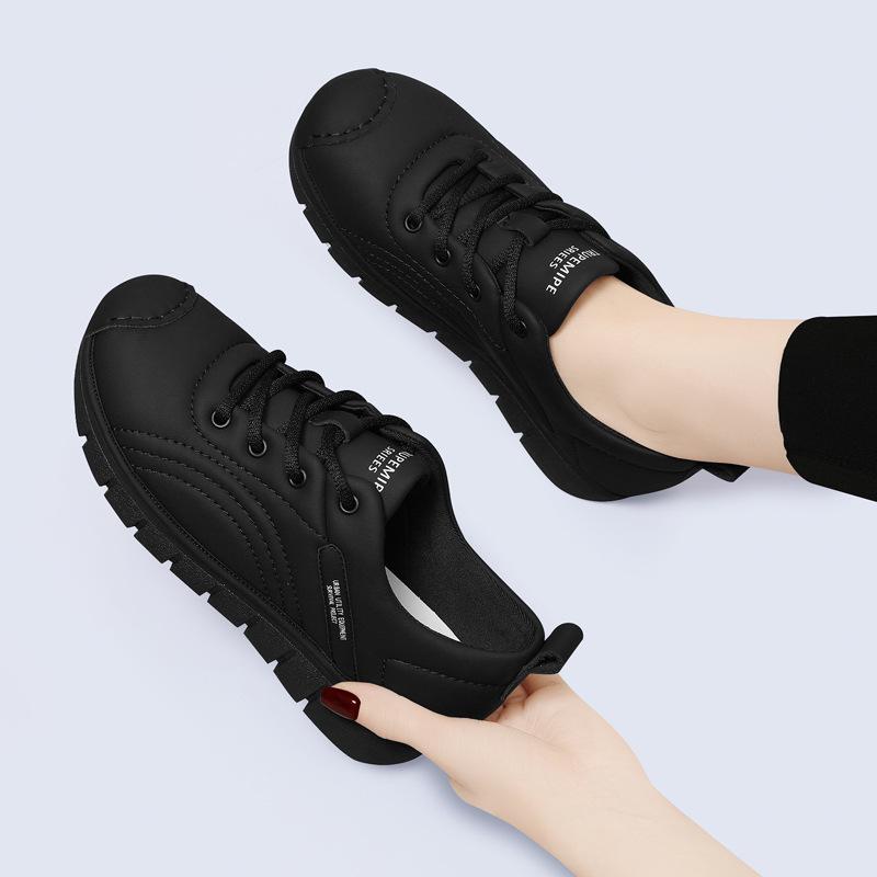 

Soft-soled soft-faced bread shoes, women s new comfortable flat casual running shoes, versatile sneakers 35