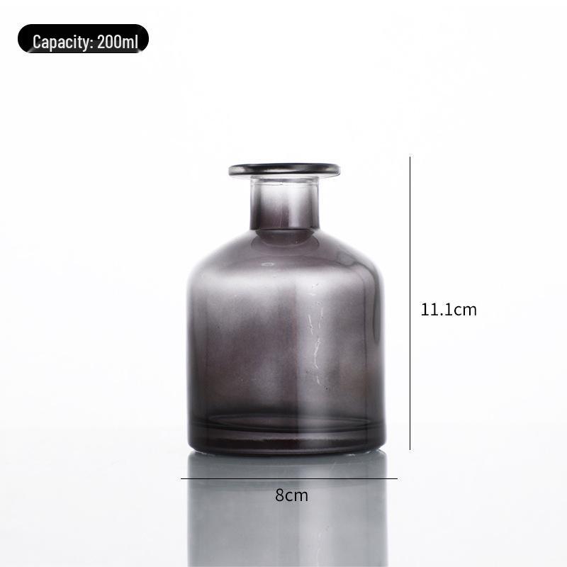 Hot Selling 100ml Large Belly Colored Glass Aroma Diffuser Bottle - Transparent or Frosted
