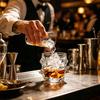 Storm Whiskey Glass with Wave Texture 320ml Spirits Tumbler for Bourbon Cocktails Lead-Free Iced Drink Glass Elegant Home Bar Gift