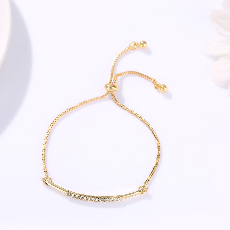Korean Style Zircon Flower Bracelet for Women - Trendy, Simple, Personalized Design