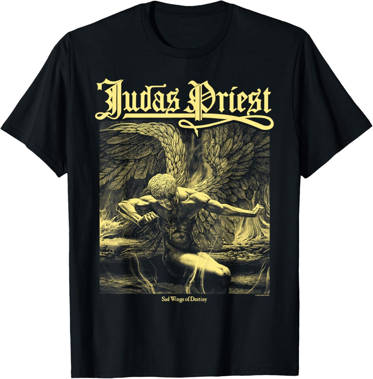 Judas Priest Sad Wings Album Square Unisex T-Shirt XXXXL