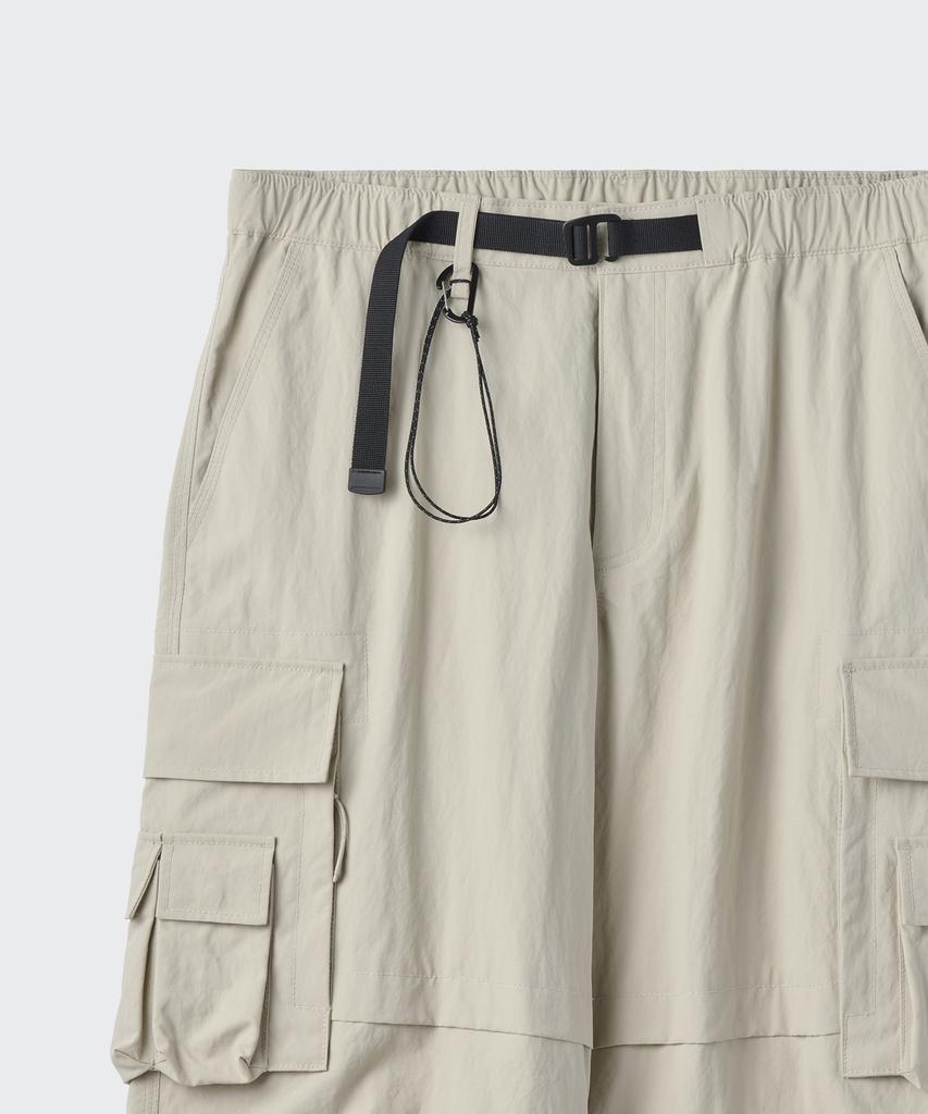 MUSINSA STANDARD [City Leisure] Belted Multi-Pocket Cargo Pants [Dusty Cream]