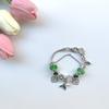 Dream Catcher Flower Heart Crystal Beaded Bracelet for Women
