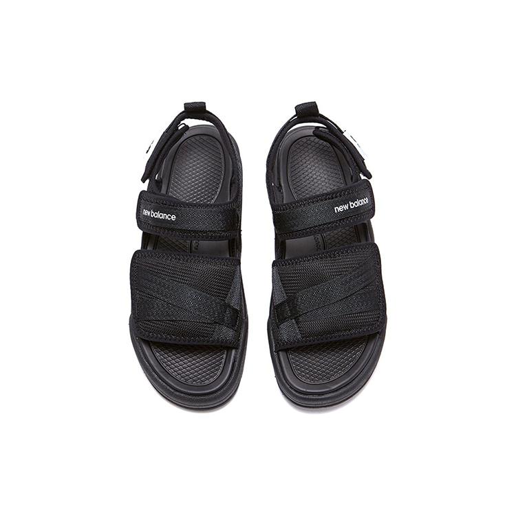 New Balance 3205 Series Velcro Minimalistic Casual Black Sandals 'Black White'
