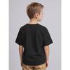 European Size Boys Round-neck Short-sleeved T-shirt with Birthday Theme and Cartoon Duck Pattern Print